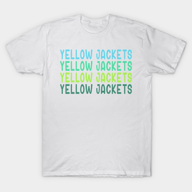 Yellow Jackets in Lights T-Shirt by UnionYellowJackets